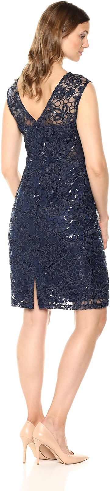 Ignite Womens Sequin Embellished Dress