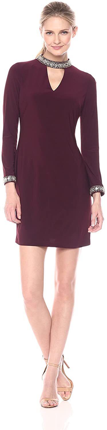 S.L. Fashions Womens Party Night Out Keyhole Cocktail Dress