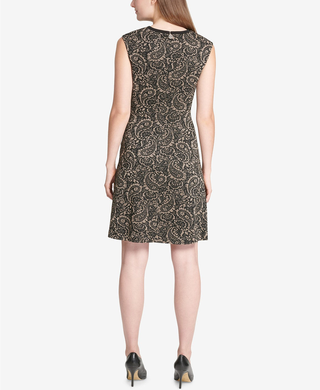 Tommy Hilfiger Womens Paisley Print A Line Dress