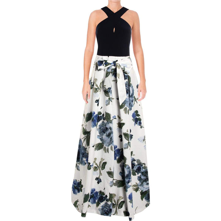 LAUREN RALPH LAUREN Womens Floral Print Ballgown Dress