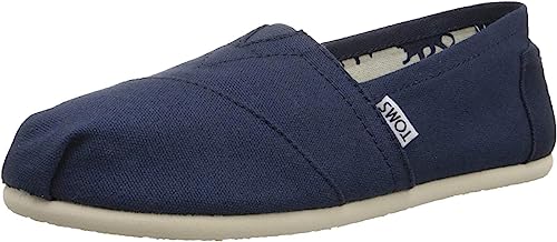 TOMS Womens Canvas Classic Slip-on Shoes