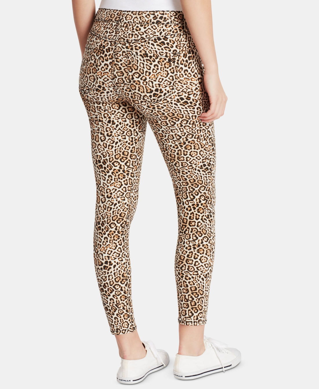 William Rast Womens Animal Printed Ankle Skinny Jeans