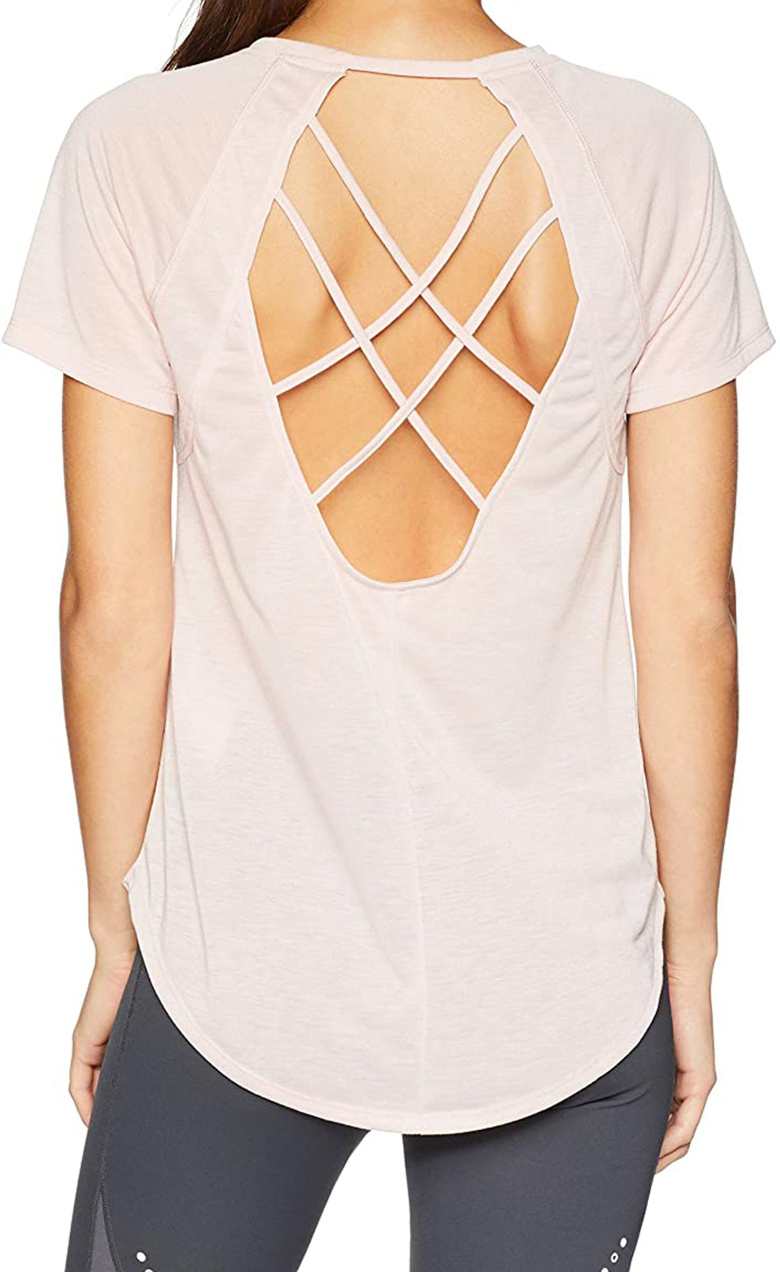 Under Armour Womens Activewear Whisperlight Strappy Back T-Shirt