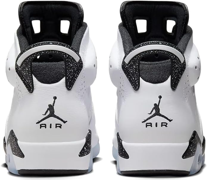 Jordan Mens Air Jordan 6 Retro Reverse Oreo Basketball Sneakers