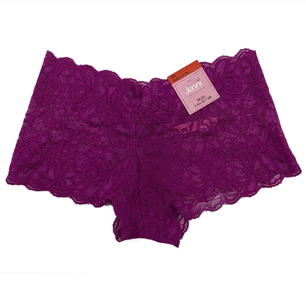 Jenni by Jennifer Moore Womens Intimate Lace Boyshorts