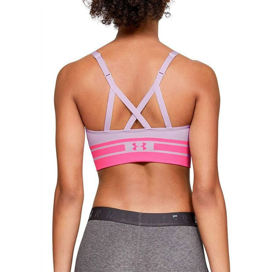 Under Armour Womens Activewear Seamless Strappy Back Low Impact Sports Bra