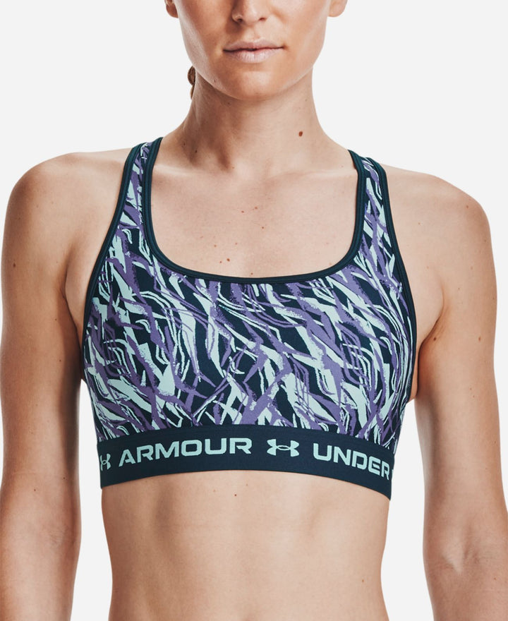 Under Armour Womens Print Cross Back Sports Bra