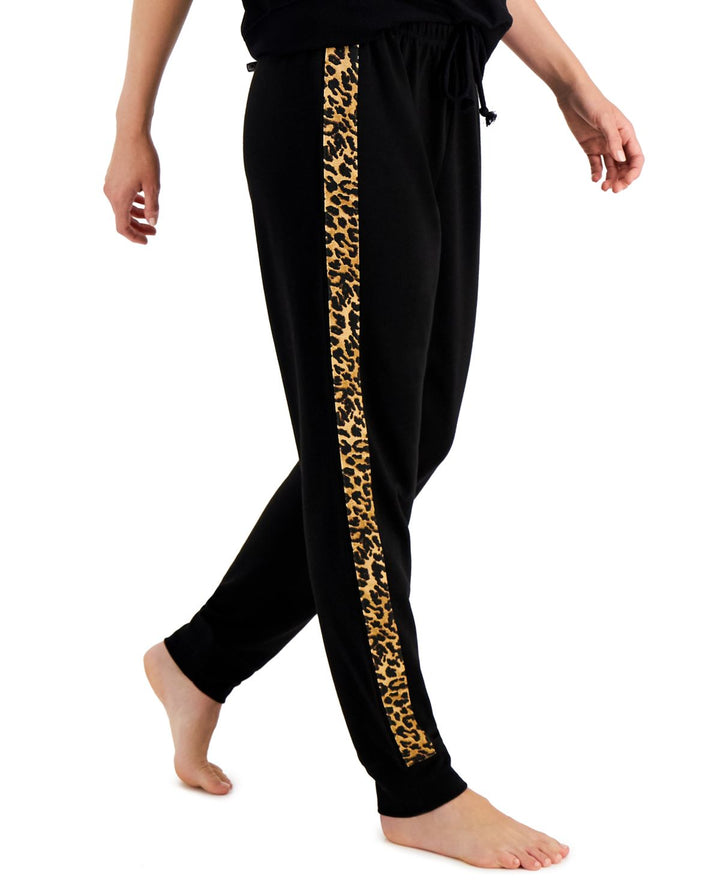 Jenni Womens On Repeat Animal Striped Pajama Jogger