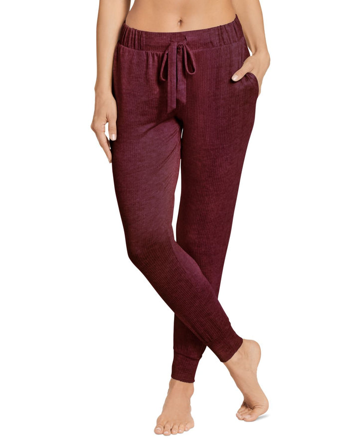 Jockey Womens Luxe Lounge Ribbed Sleepwear Jogger Pants