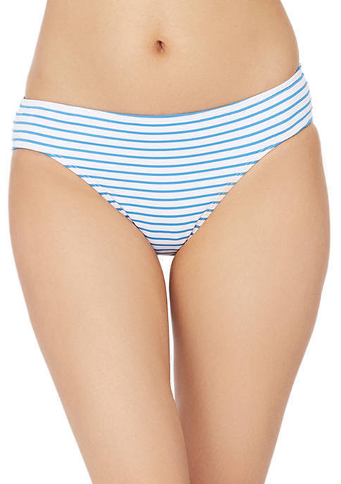 LAUREN RALPH LAUREN Womens Bengal Stripe Hipster Swim Bottoms