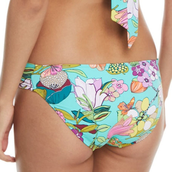 Trina Turk Womens Botanical Printed Bikini Bottom