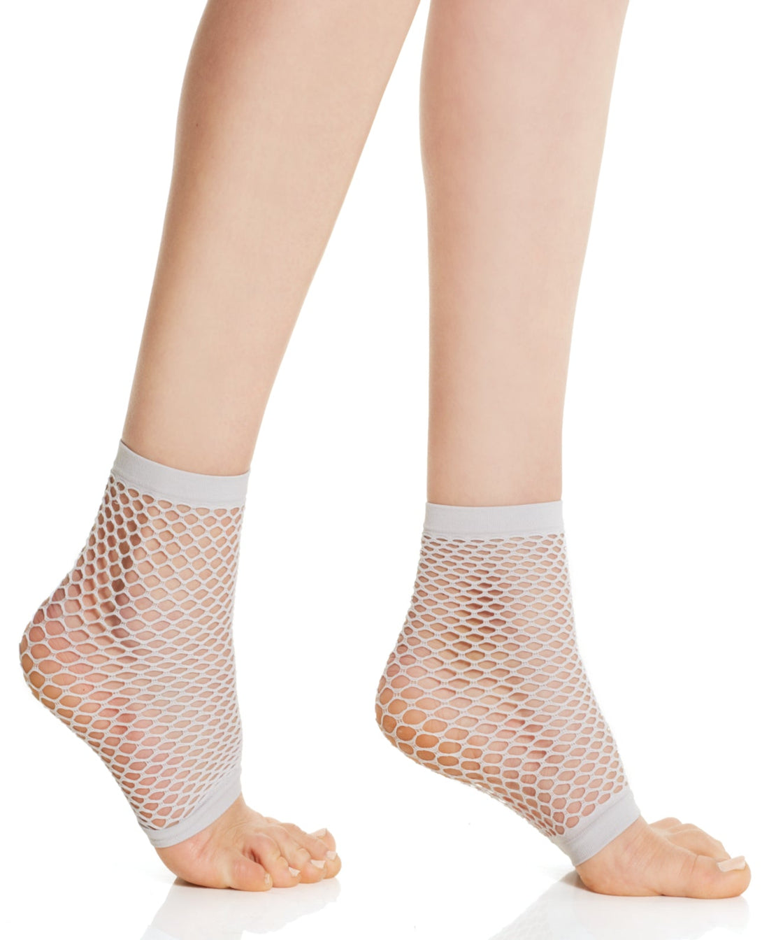 Vince Camuto Womens Open Toe Fishnet Anklet Socks