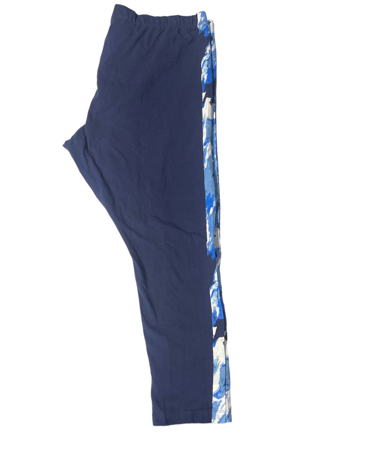 Roamans Womens Printed Side Panel Pajama Pants,1-Piece