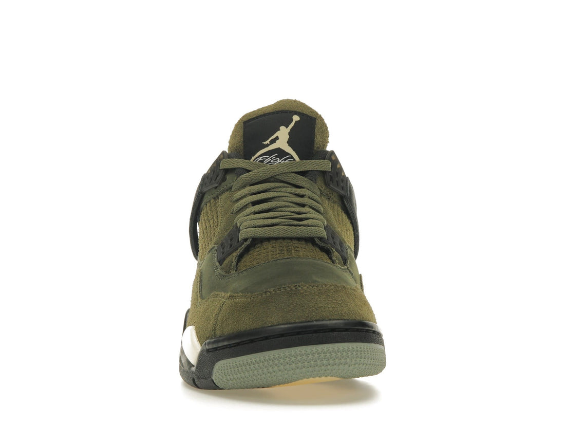 Jordan Mens Air Jordan 4 Retro SE Craft Shoes Olive Size 9.5