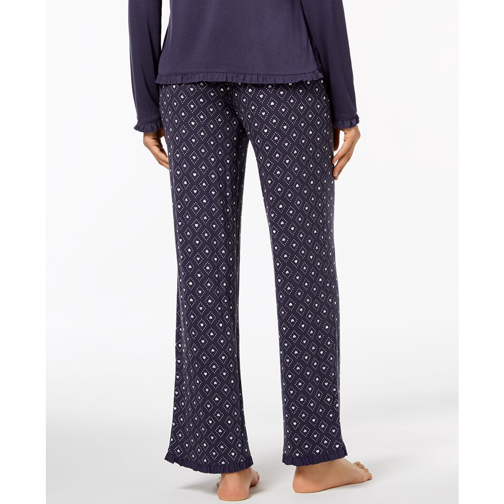 Jenni by Jennifer Moore Womens Printed Pajama Pants