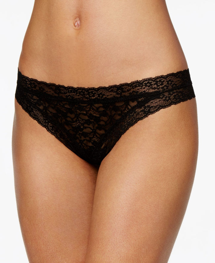 Jenni by Jennifer Moore Womens Cheeky Lace Thong