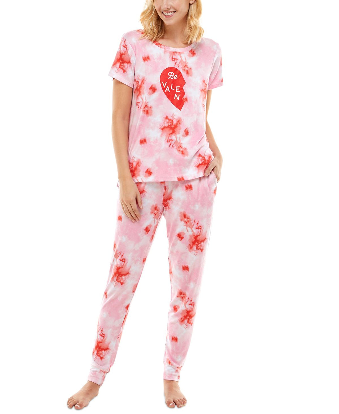 Roudelain Womens Matching Mommy and Me Whisper Luxe T-Shirt and Jogger Pants Pajama Set