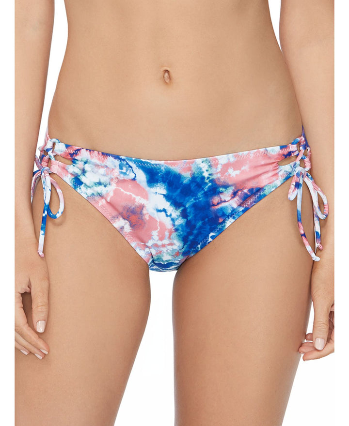 Raisins Juniors Torquay Sweet Tie-Dye Side-Tie Bikini Bottoms