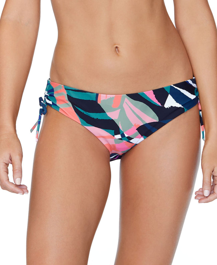 Raisins Juniors Crystal Cove Printed Drawstring Bikini Bottoms