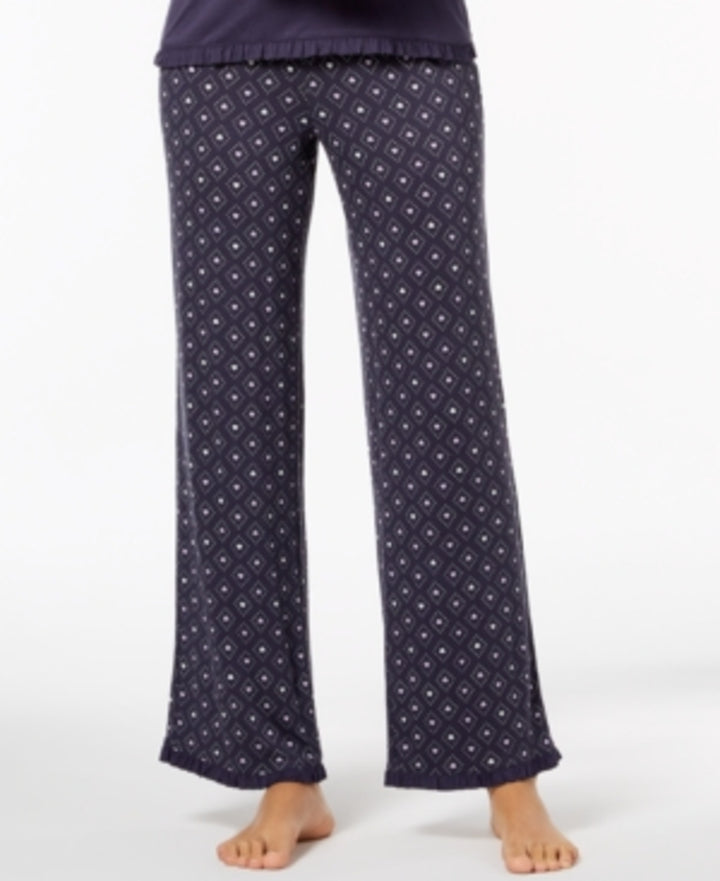 Jenni by Jennifer Moore Womens Printed Pajama Pants