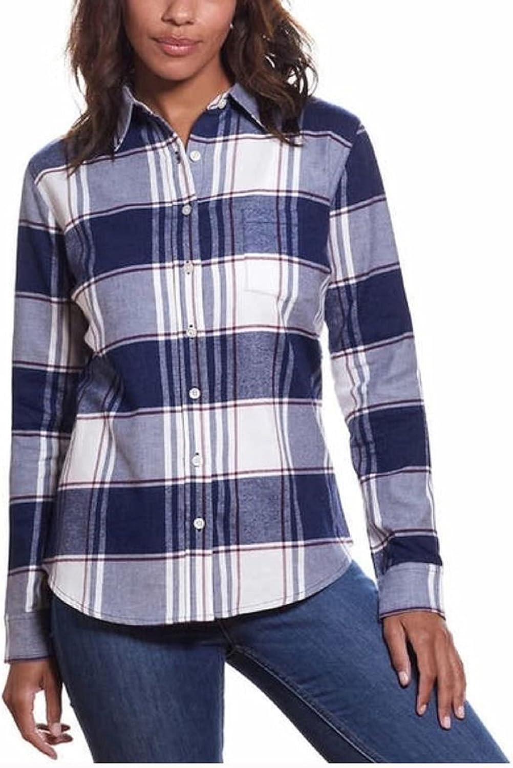 Weatherproof Womens Stretch Flannel Shirt