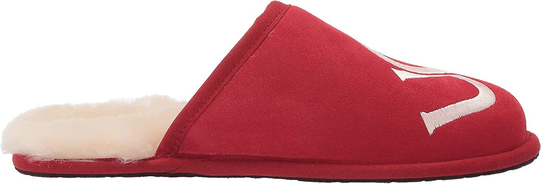 UGG Mens Scuff Logo Slipper Samba Red/Cream