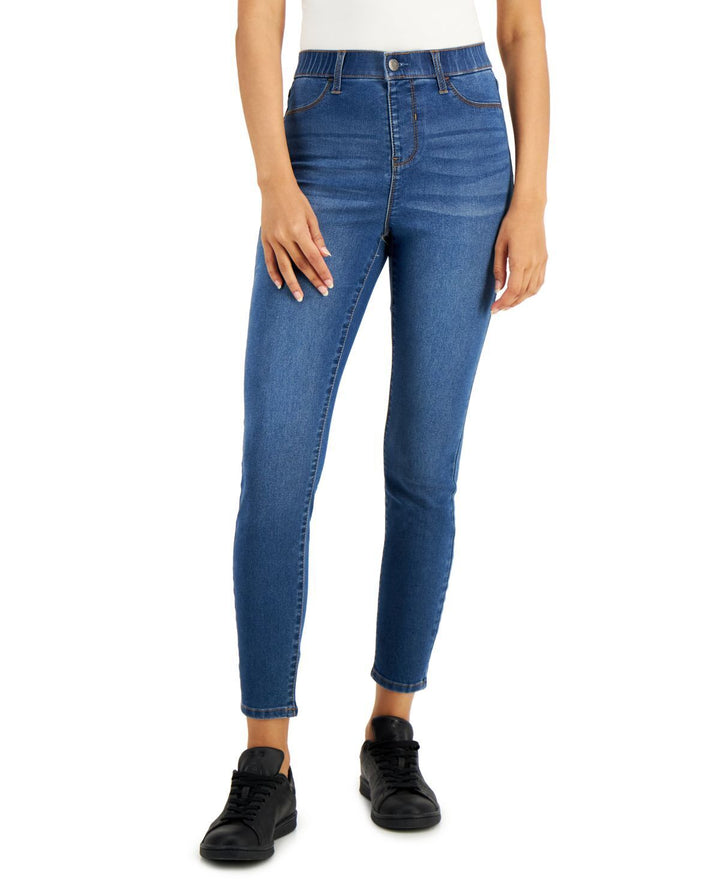 Vanilla Star Juniors High Rise Pull On Skinny Jeans