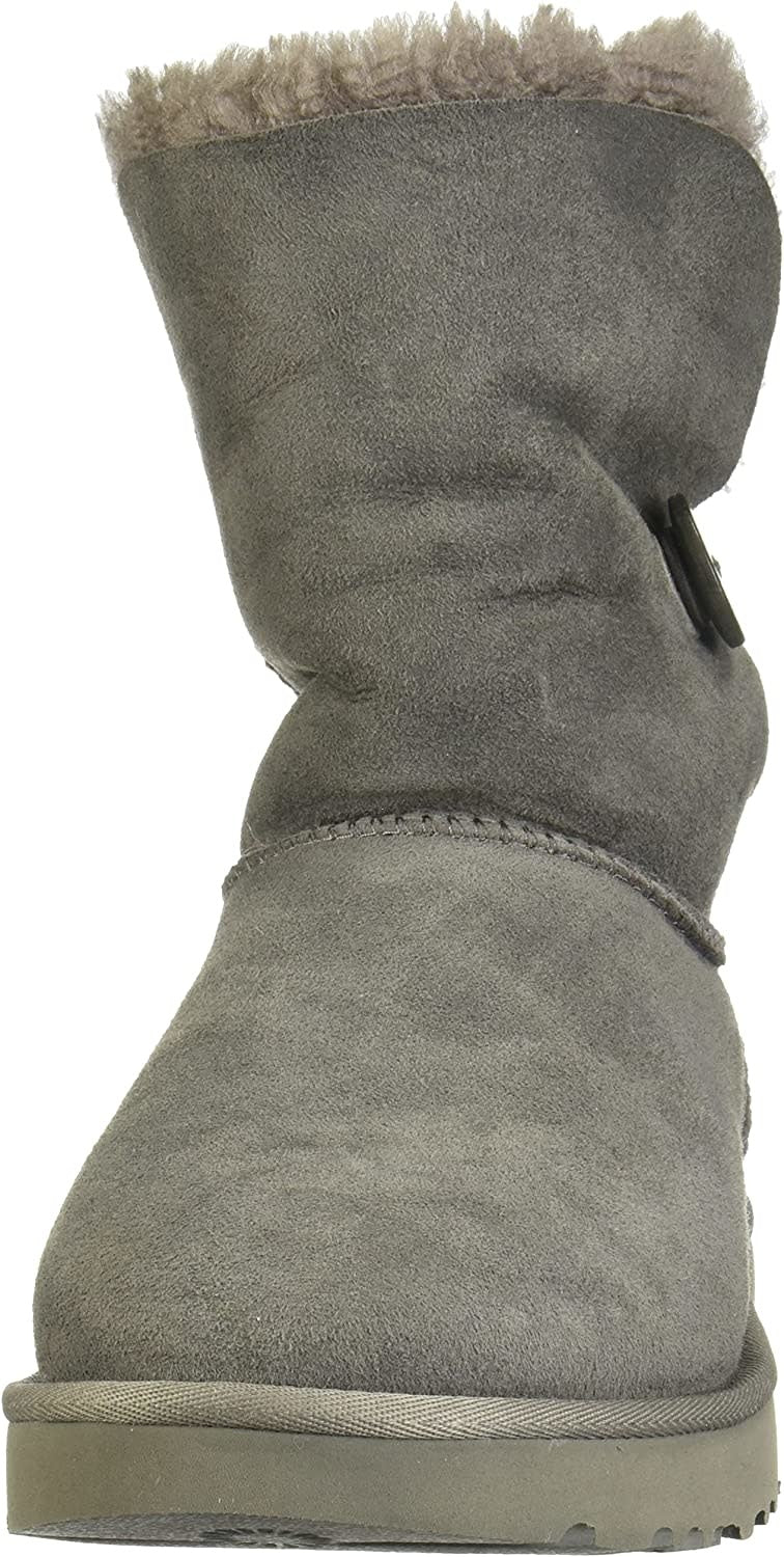 UGG Womens Bailey Button II Boots Grey