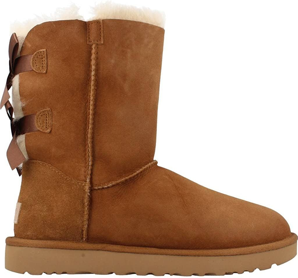 UGG Womens Bailey Bow II Boots Chestnut