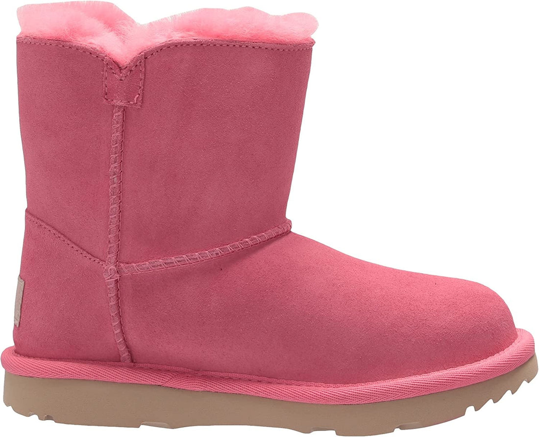 UGG Big Kids Bailey Zip Short Boots Pink Rose