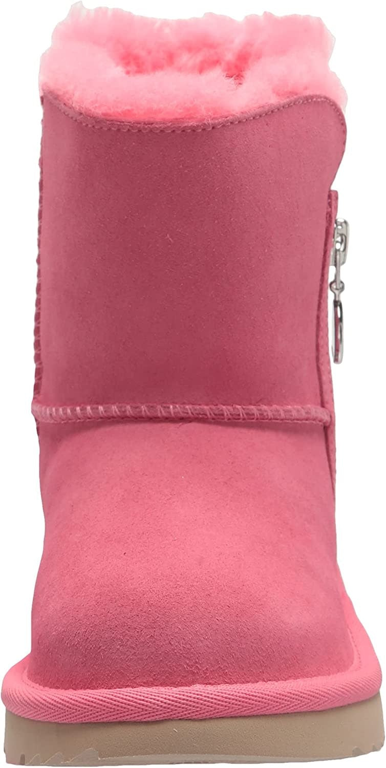 UGG Big Kids Bailey Zip Short Boots Pink Rose