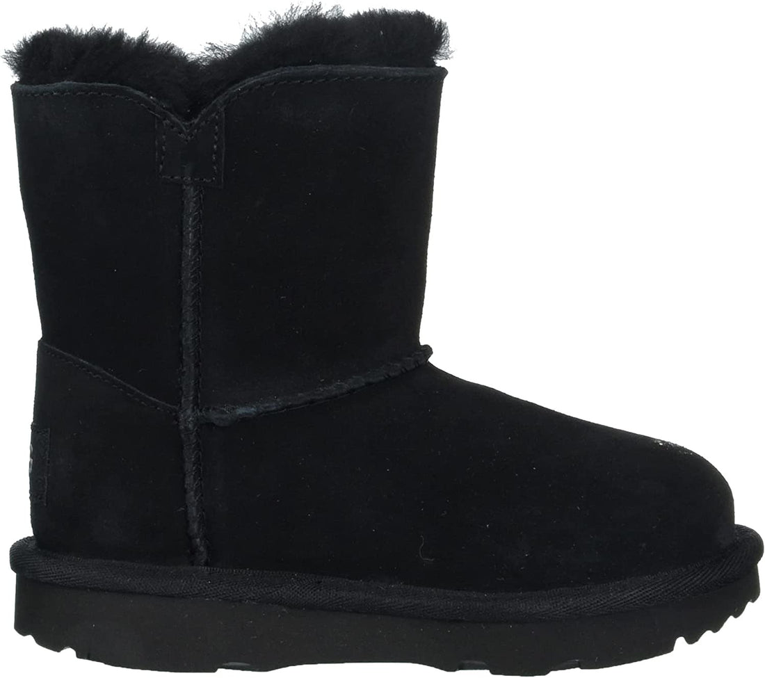 UGG Big Kids Bailey Zip Short Boots Black