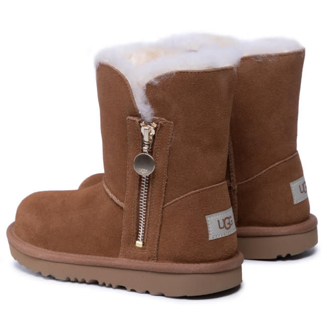 UGG Toddlers Bailey Zip Short Boots Chestnut