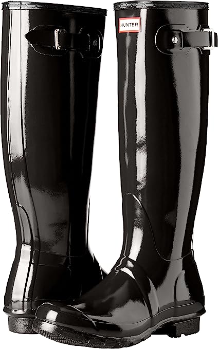 HUNTER Womens Original Tall Gloss Rain Boot