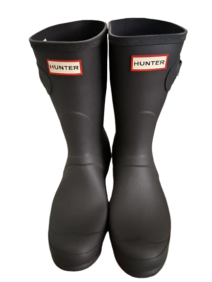 HUNTER Womens Original Short Back Adjustable Rain Boots