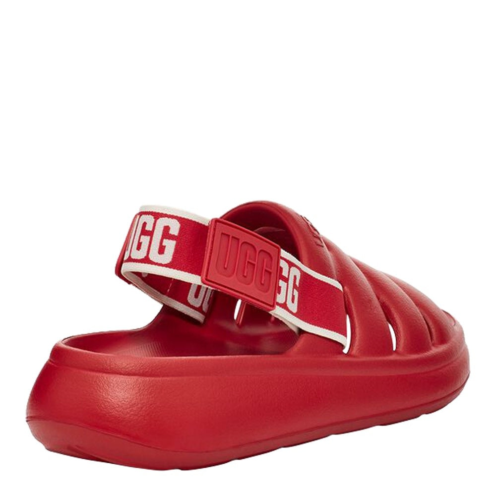 UGG Womens Sport Yeah Slides Samba Red