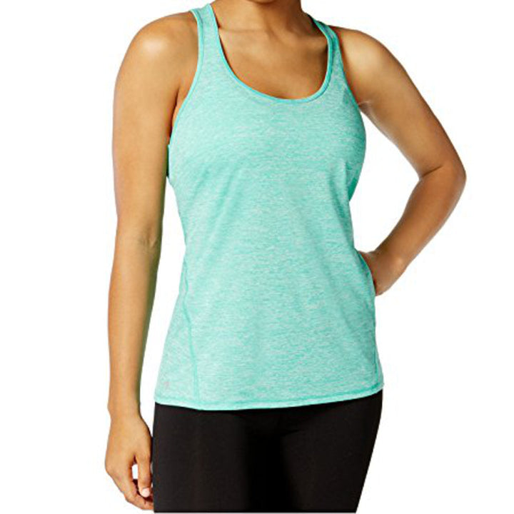 Ideology Womens Rapidry Heathered Racerback Performance Tank Top