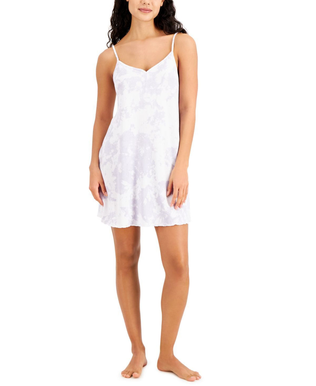 Jenni by Jennifer Moore Womens Ribbed Short Nightgown