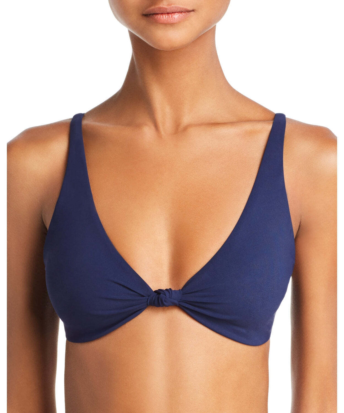 Tory Burch Womens Knot front Beachwear Bikini Swim Top