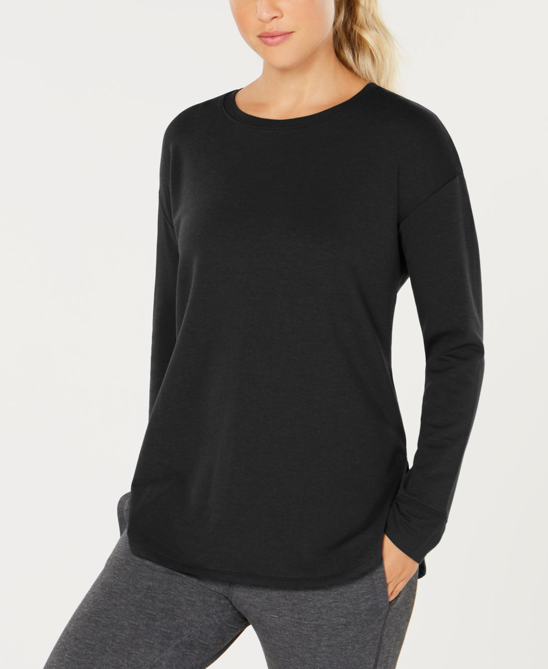 32 DEGREES Womens Fleece Athleisure T-Shirt