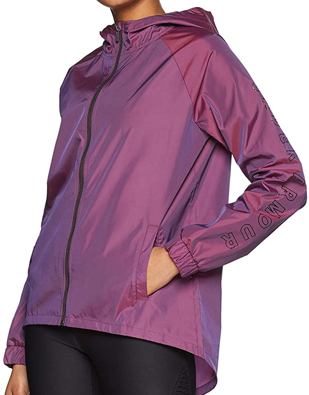 Under Armour Womens Activewear Storm Iridescent Woven Warm Up Jacket