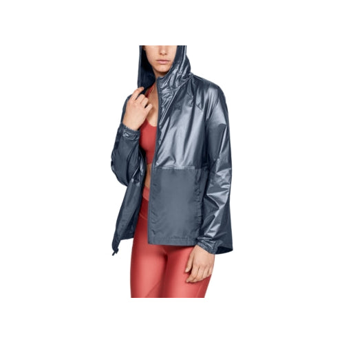 Under Armour Womens Activewear Ua Storm Metallic Hooded Jacket