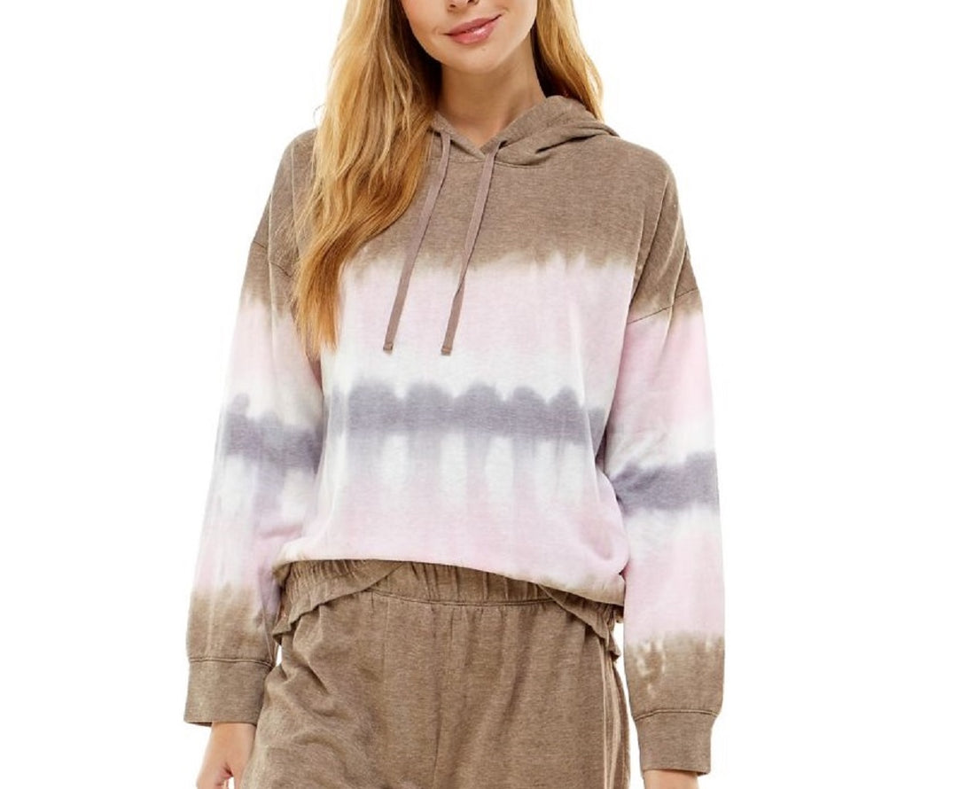 Roudelain Womens Tie-Dyed Hoodie