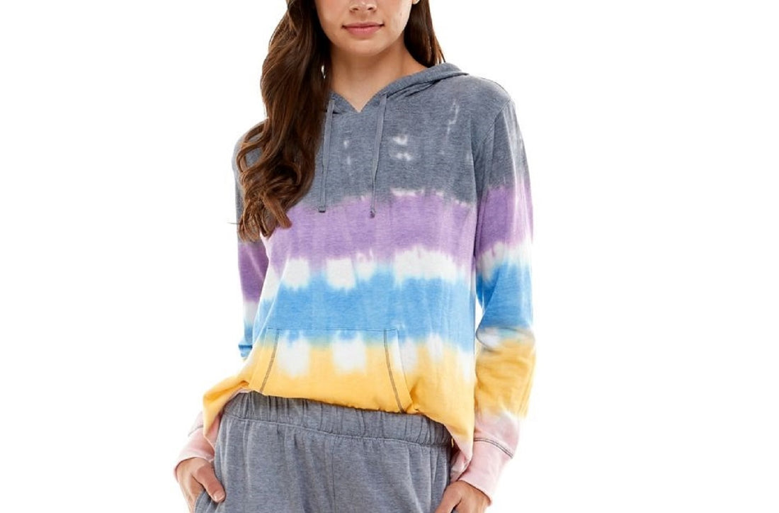 Roudelain Womens Tie-Dyed Hoodie