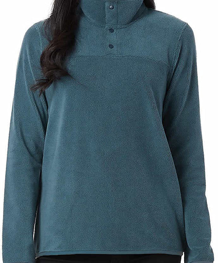 32 DEGREES Womens Snap Arctic Fleece Pullover