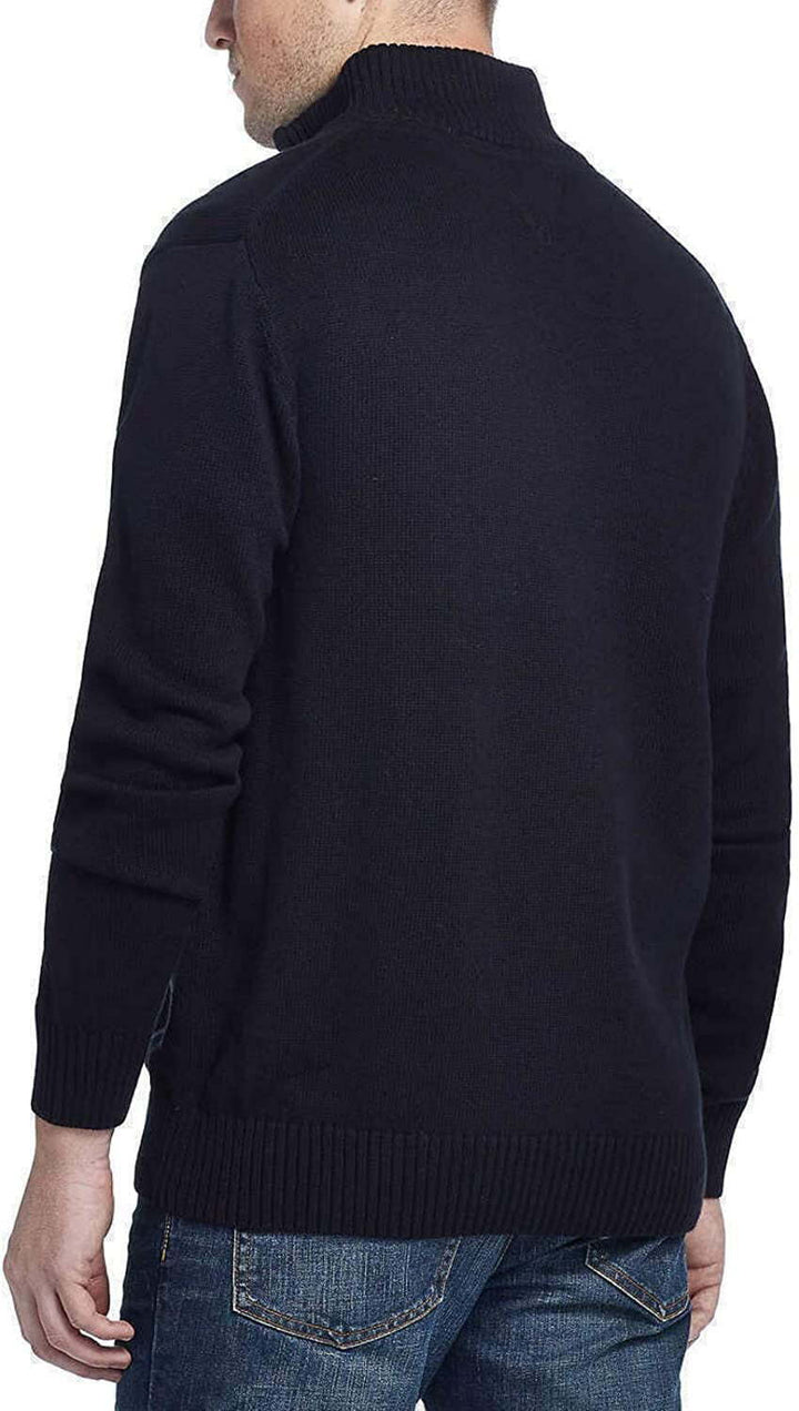 Weatherproof Mens Mock Neck Christmas Sweater