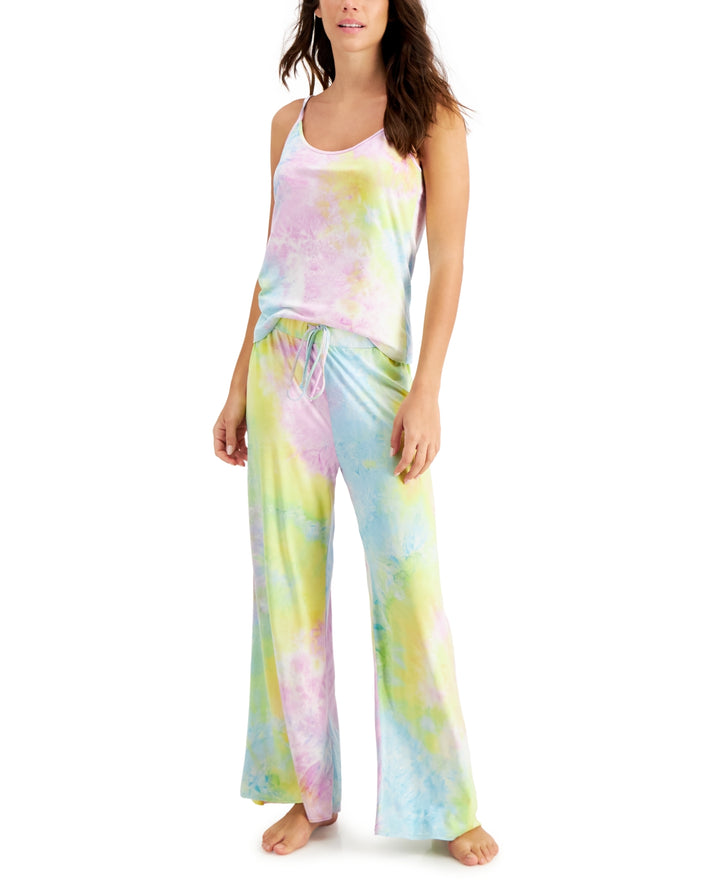 Jenni Womens Tie-Dyed Cami & Pants Loungewear Set, 2 Pieces