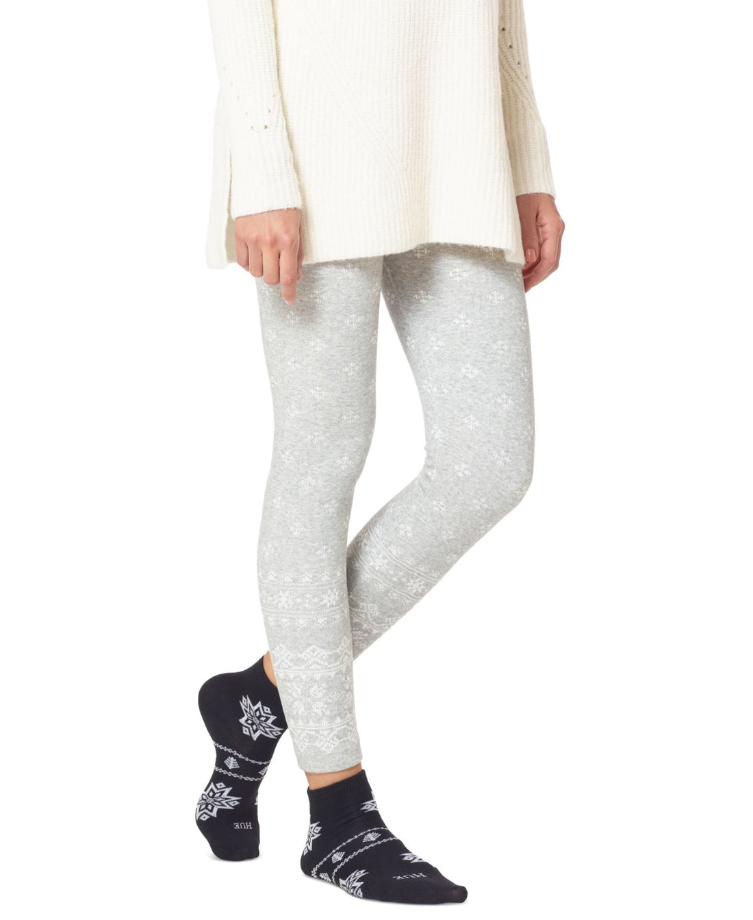 HUE Womens Leggings and Socks Set