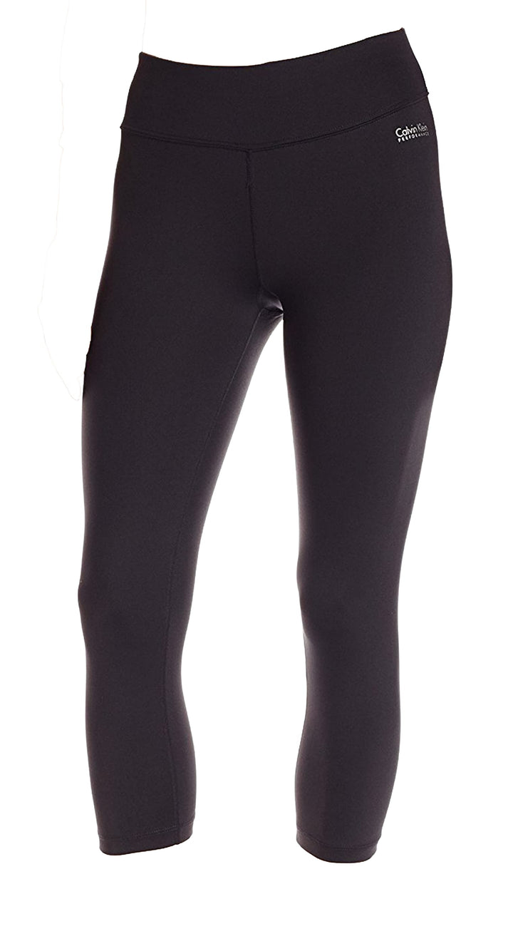 Calvin Klein Womens Capri Leggings with Back Shirring