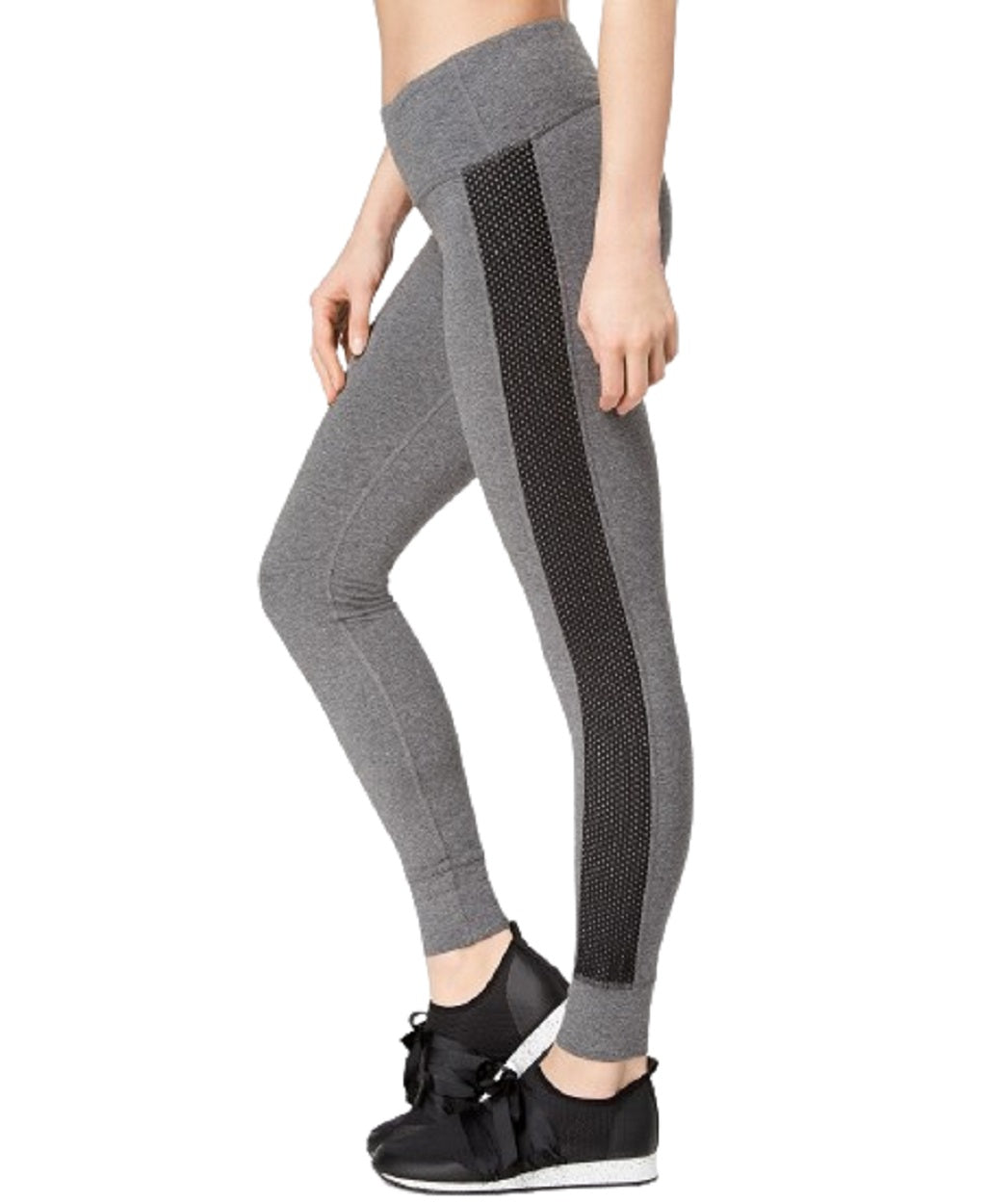 Ideology Womens Mesh Trimmed Yoga Leggings